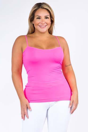 Seamless Long Spaghetti Strap Long Camisole Top - Free Rein on Main