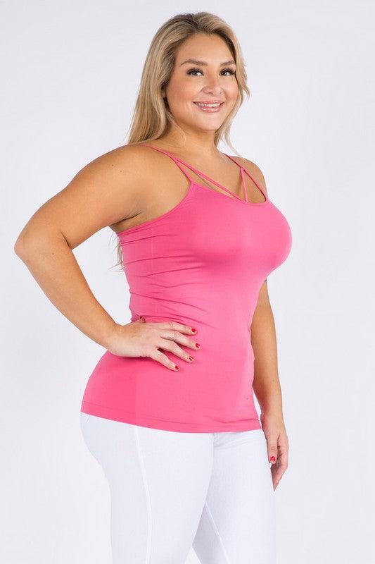Seamless Strappy Detail Cami Top - Free Rein on Main