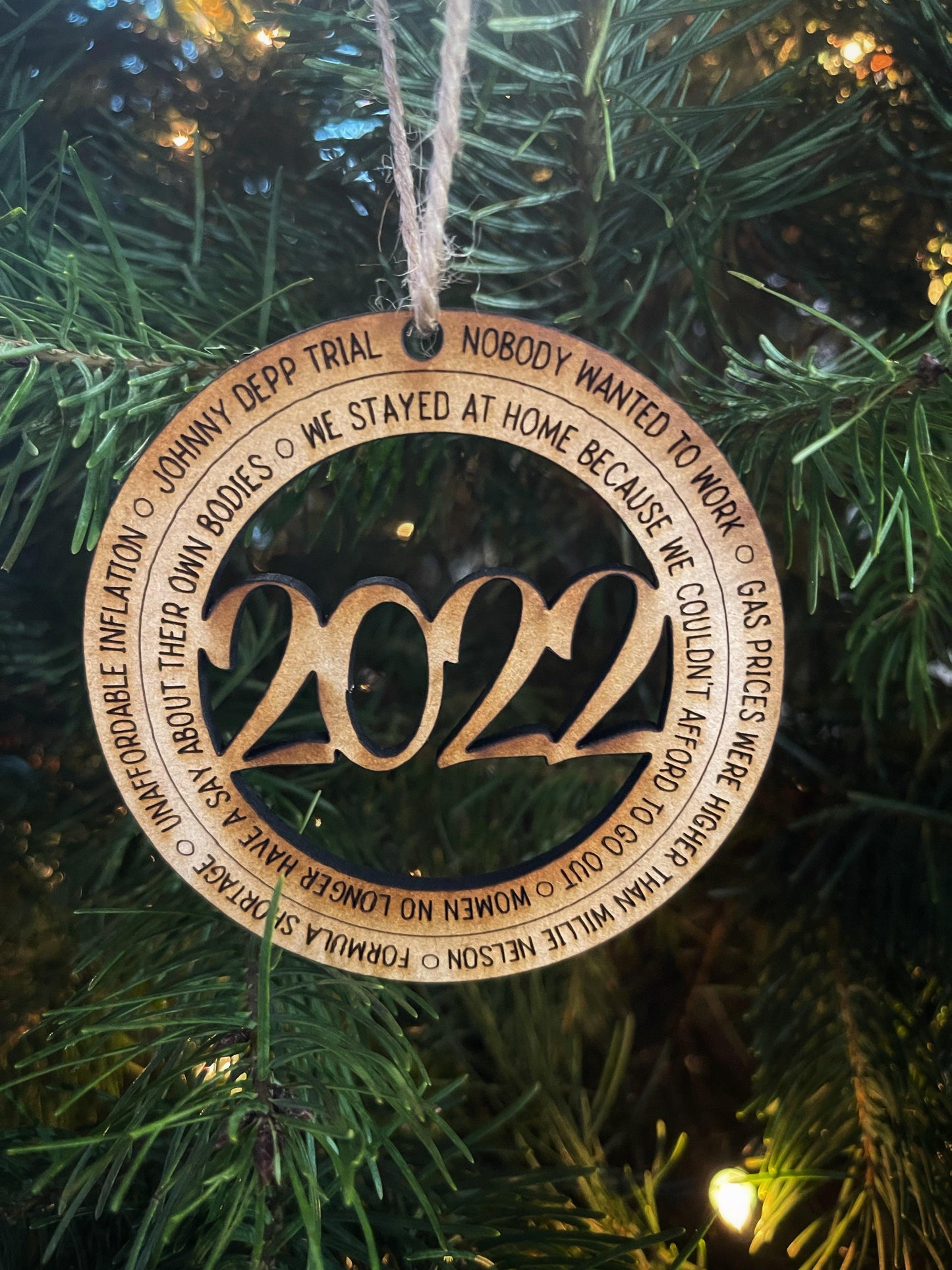 2022 Wooden Ornament - Free Rein on Main